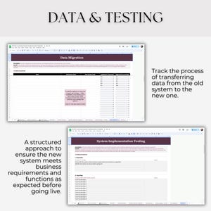 System Implementation Template: Editable Google Sheets (Digital Download) image 9