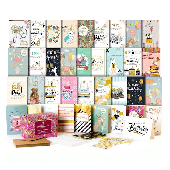 Bulk clearance birthday cards