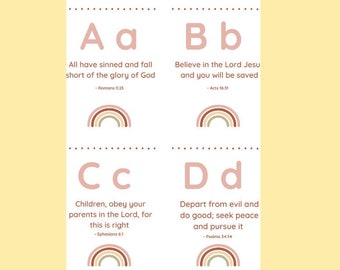 ABC Bible Verse Flashcards (Digital Download)