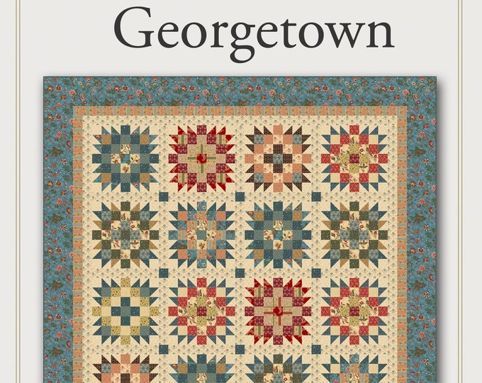 Georgetown Fat Quarter Friendly Quilt Pattern - Etsy