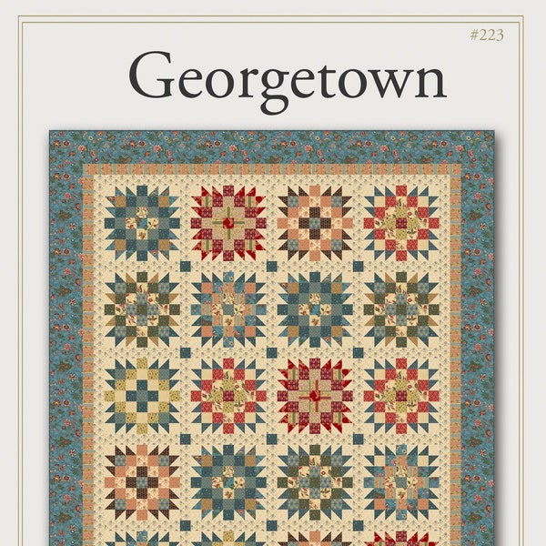 Georgetown Fat Quarter vriendelijk quiltpatroon