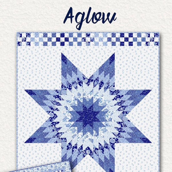 NRD305 Aglow Digital Quilt Pattern