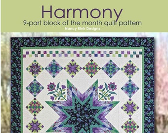 Harmony Block of the Month Quilt Pattern