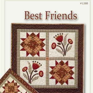 Best Friends Wall Hanging and Runner Quilt Pattern