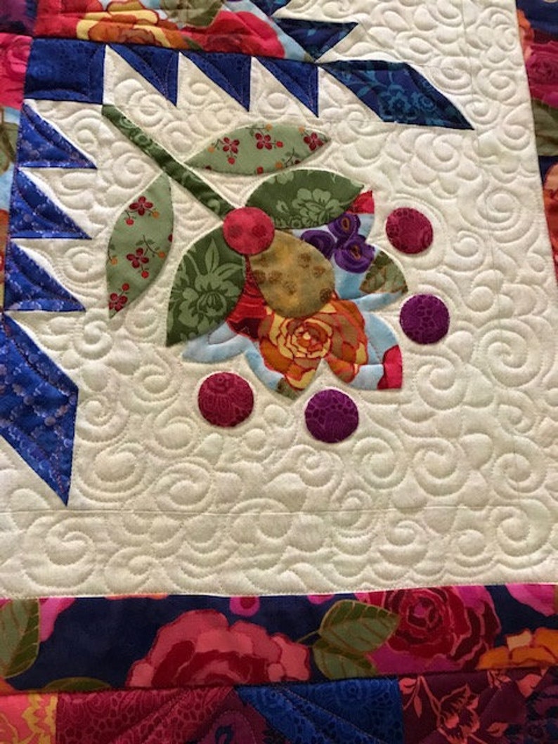 Flourish Digital Quilt Pattern Etsy