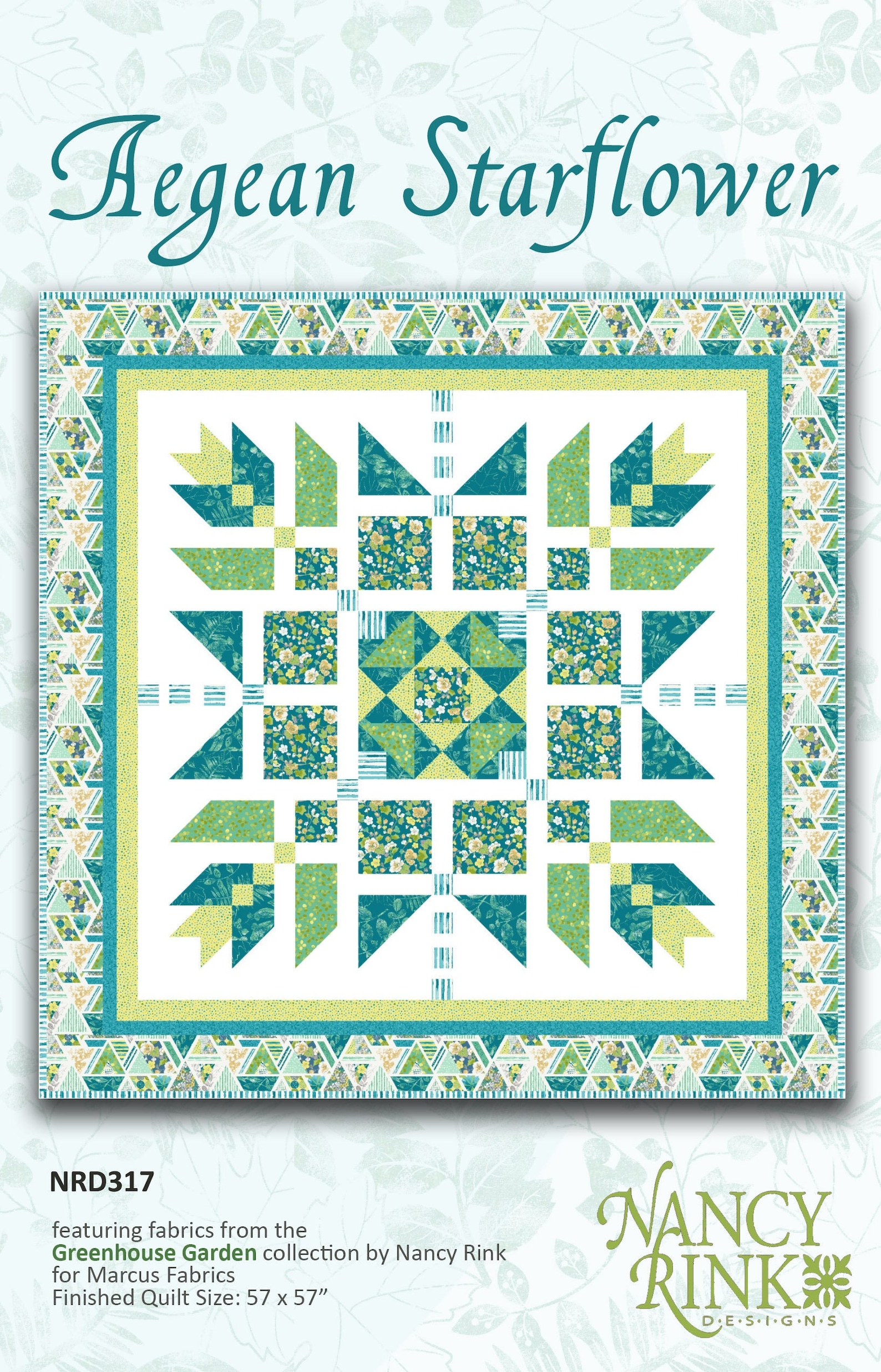 Aegean Starflower Quilt Pattern - Etsy