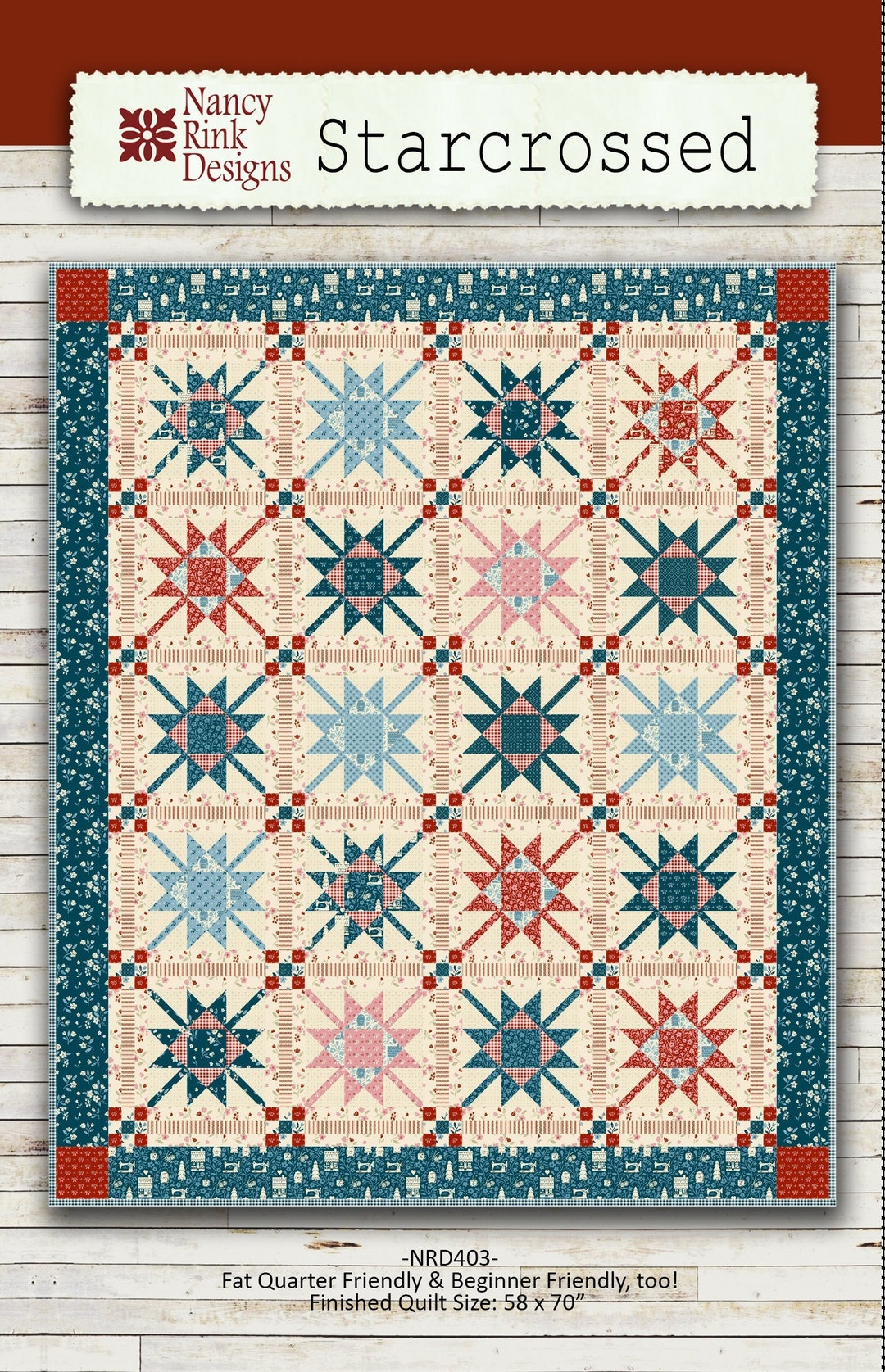 Starcrossed Quilt Pattern Modern Pieced - Etsy