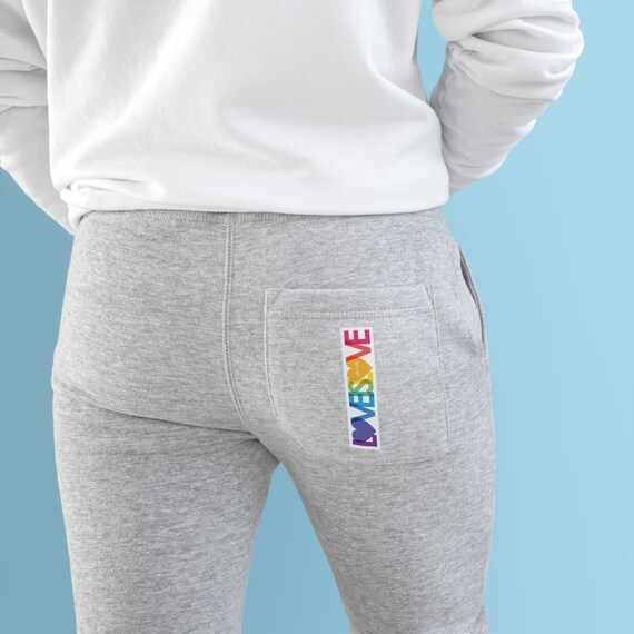 Unisex Fleece Joggers Gay Love is Love Etsy
