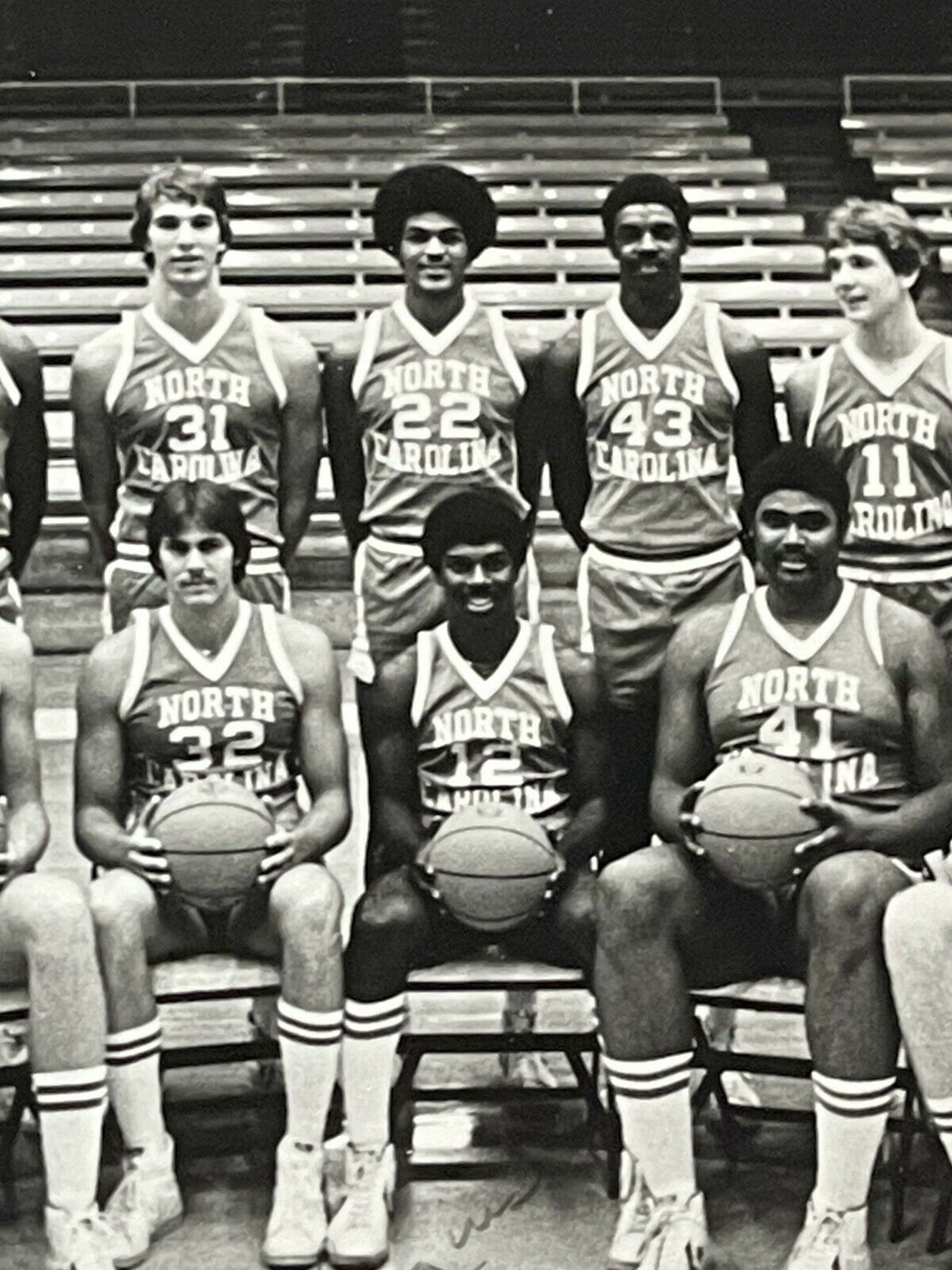 1977 University of North Carolina Men's Basketball Team Etsy