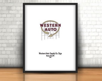 Western Auto Sign - Kansas City, Missouri