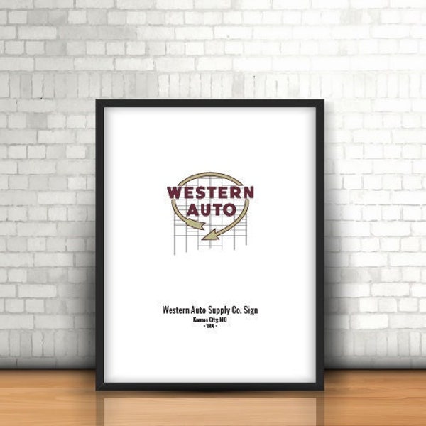 Western Auto Sign - Kansas City, Missouri