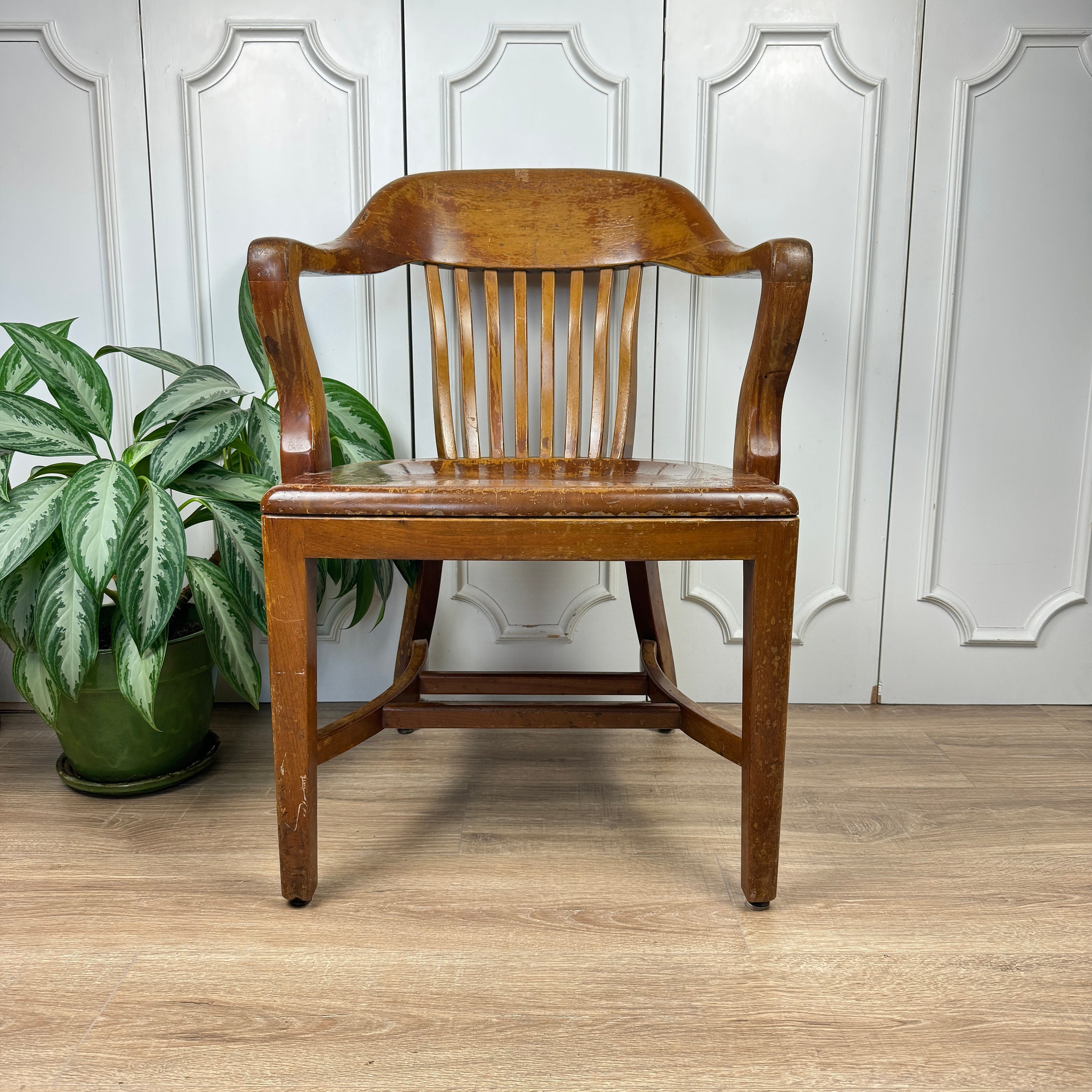 Bankers Chair Etsy
