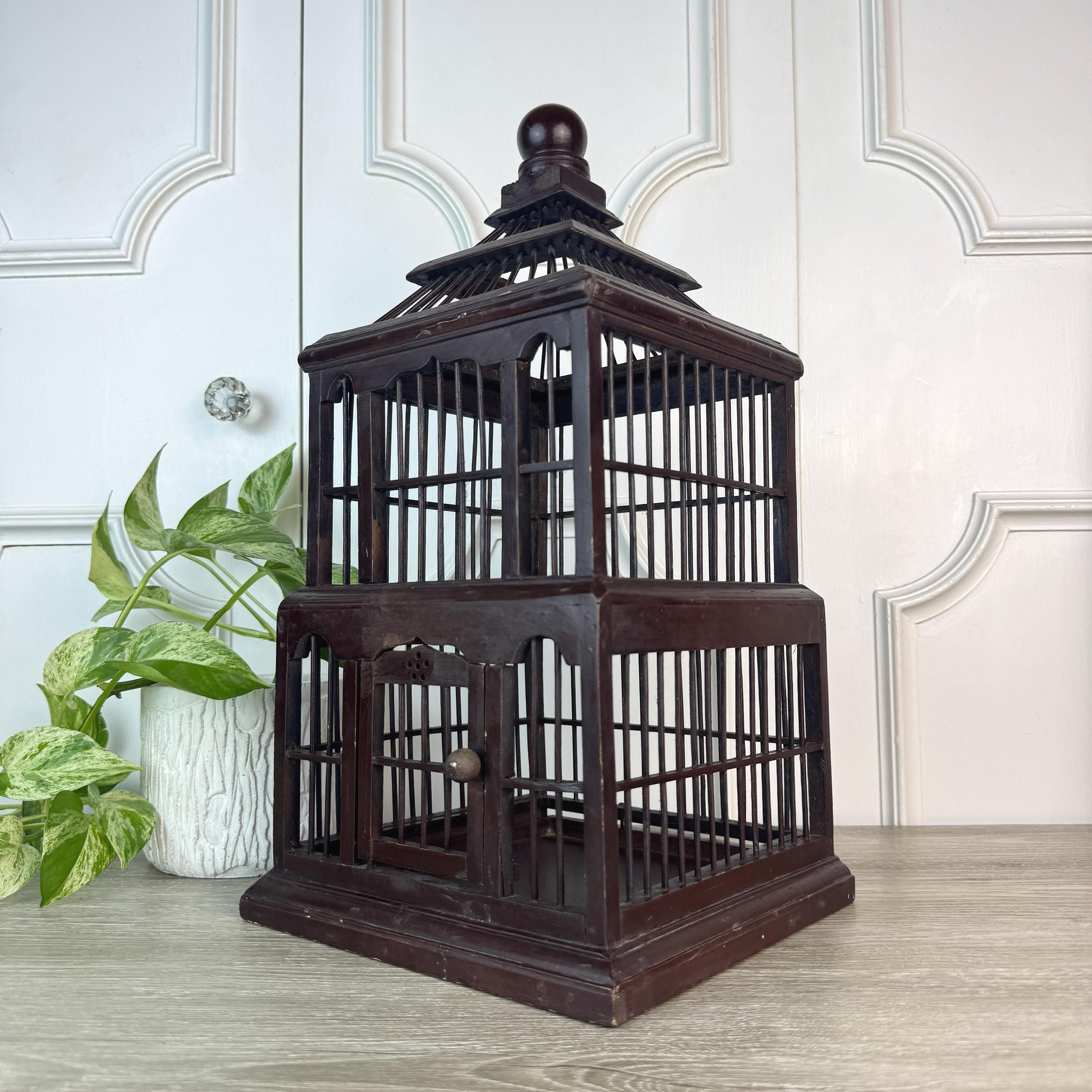 Antique Ornamental Victorian Bird Cage - Etsy