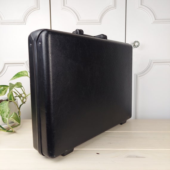 Vintage Black Samsonite HardShell Briefcase, Working… Gem