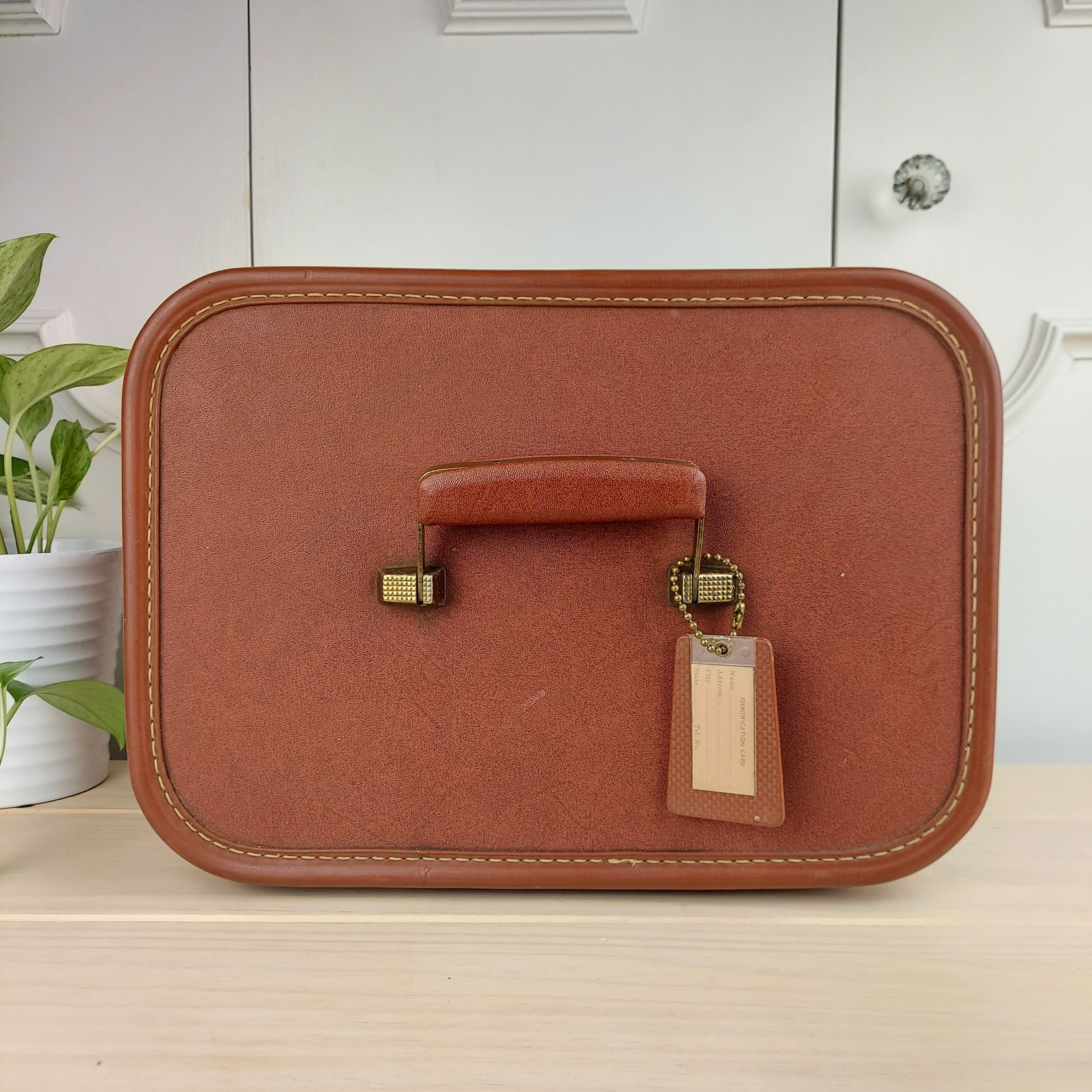 Vintage Starline Train Case by Brass Baltimore Luggage Co. Etsy