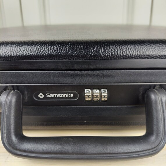 Vintage Black Samsonite HardShell Briefcase, Working… Gem