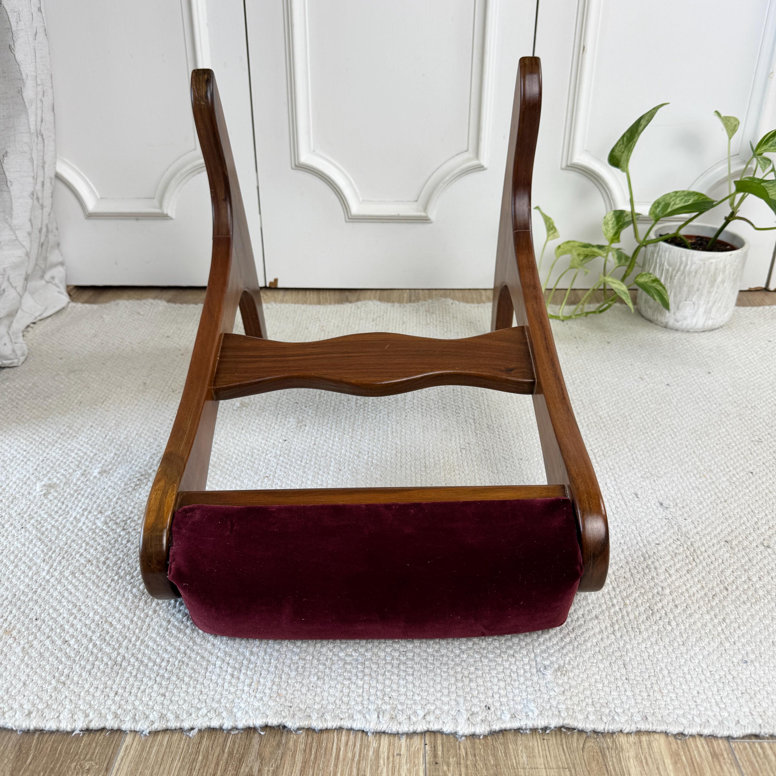 Gout Rocker Vintage Rocking Gout Footstool, Unique Rocking Foot Stool, 19-1/2