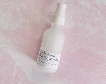 Vanilla Almond Body Mist: Handmade Perfume Spray (2oz)