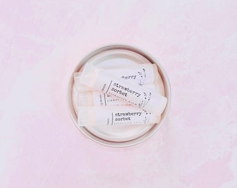 Strawberry Sorbet Lip Balm, Lip Butter