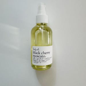 Body Oil, Black Cherry Moscato, body oil perfume, scented body oil, perfume body oil, perfume oil
