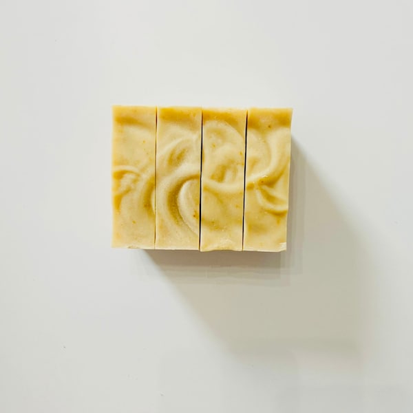 Banana Puree + Oats Bar, Natural Soap, All Natural Soap, Banana, Ground Oats, sensitive skin