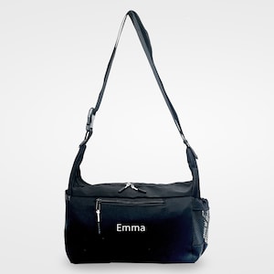 Black Personalized Gym Bag for Women