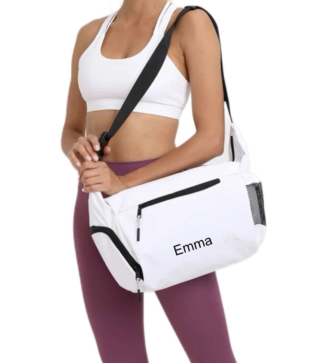 Personalized Gym Bag for Women, NAME and LOGO Small Fitness Workout