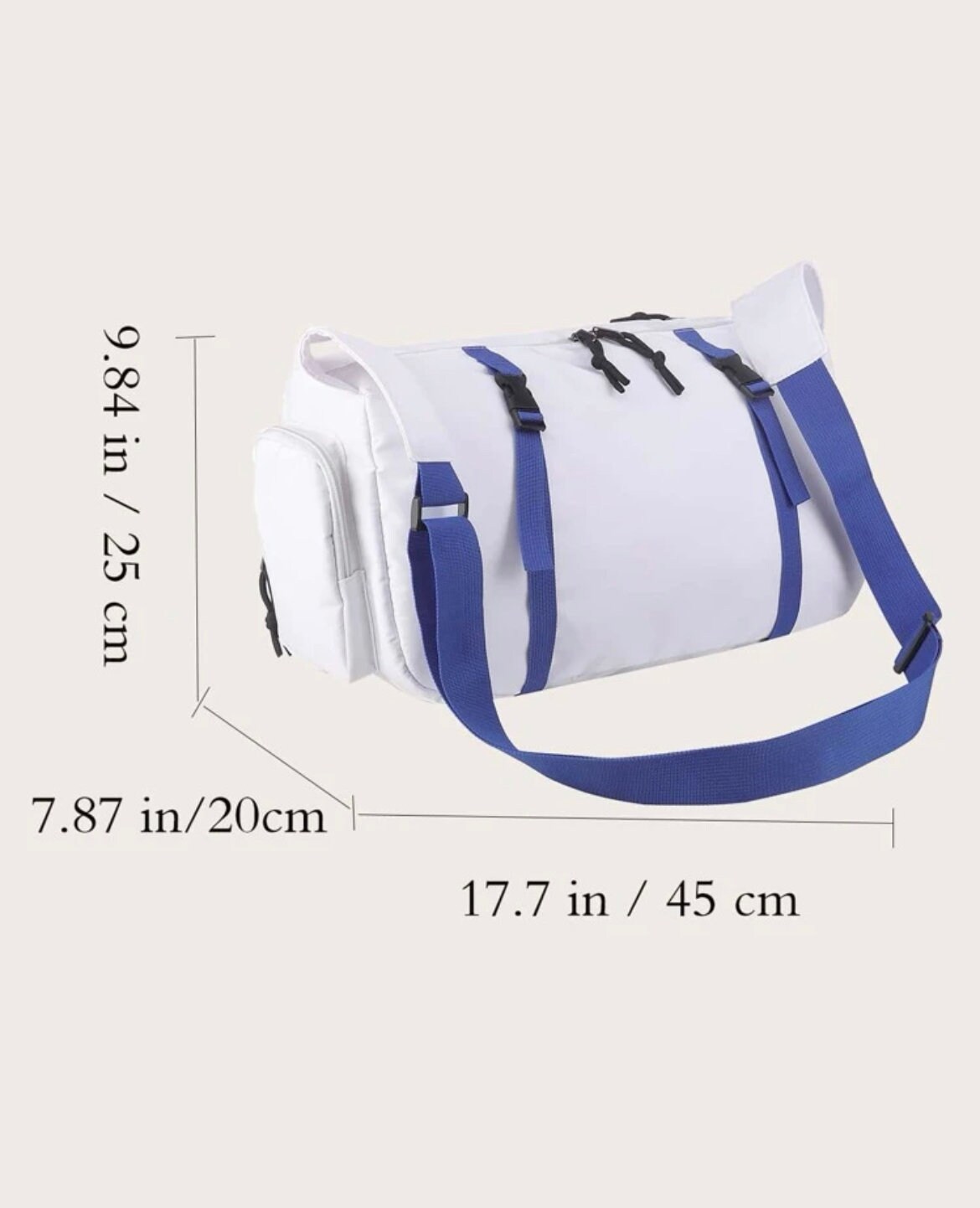 Personalized Gym Bag for Women, NAME and LOGO, Small Fitness Workout