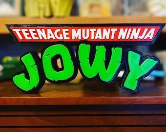Custom Poster inspired by Ninja Turtles 3D Printed Decoration (Unofficial License)