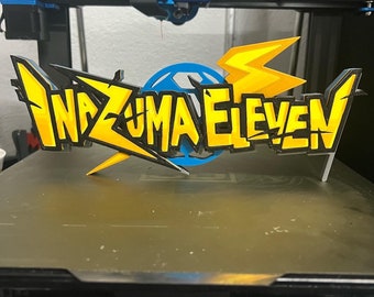Poster Inspired Inazuma Eleven Decoration Printed in 3D gift print fdm (Unofficial License)