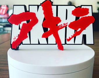 Sign Logo inspired Akira 3D print poster (Unofficial License)