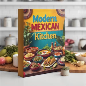 ECookbook Recipes "Modern Mexican Kitchen"  - 60 Recipes - Instant PDF Download ... Full Color photos of each recipe