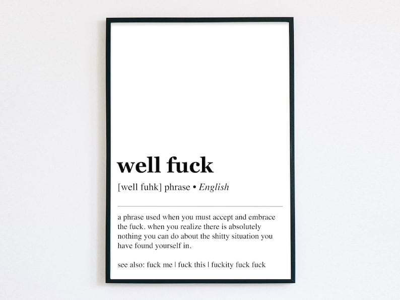 fuck-definition-decor-fuck-definition-art-office-wall-art-funny