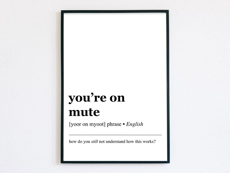 Funny Office Decor Funny Office Definitions Office Wall Art Office Art