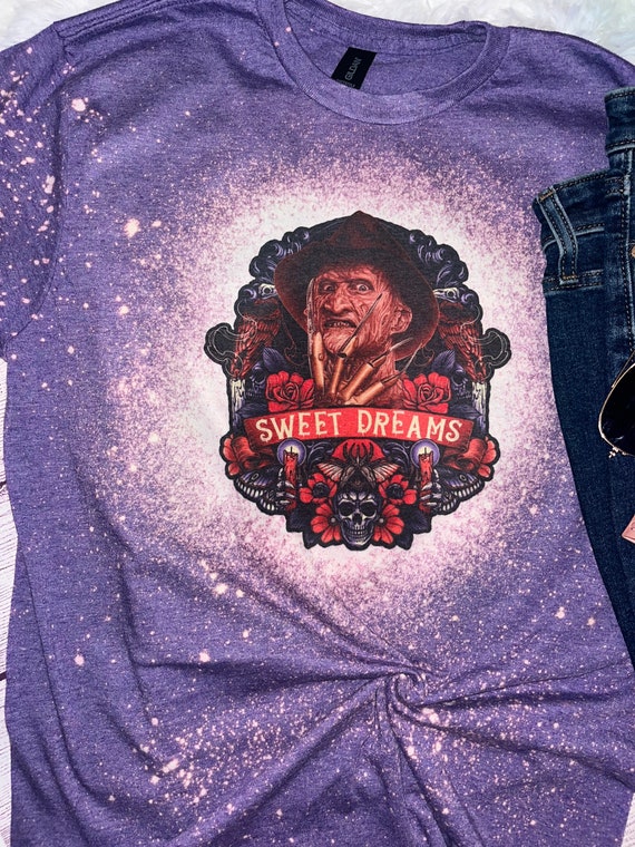 freddy krueger bleached shirt