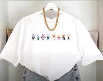 Kpop Merch Fan Art Bedrucktes Unisex T-Shirt