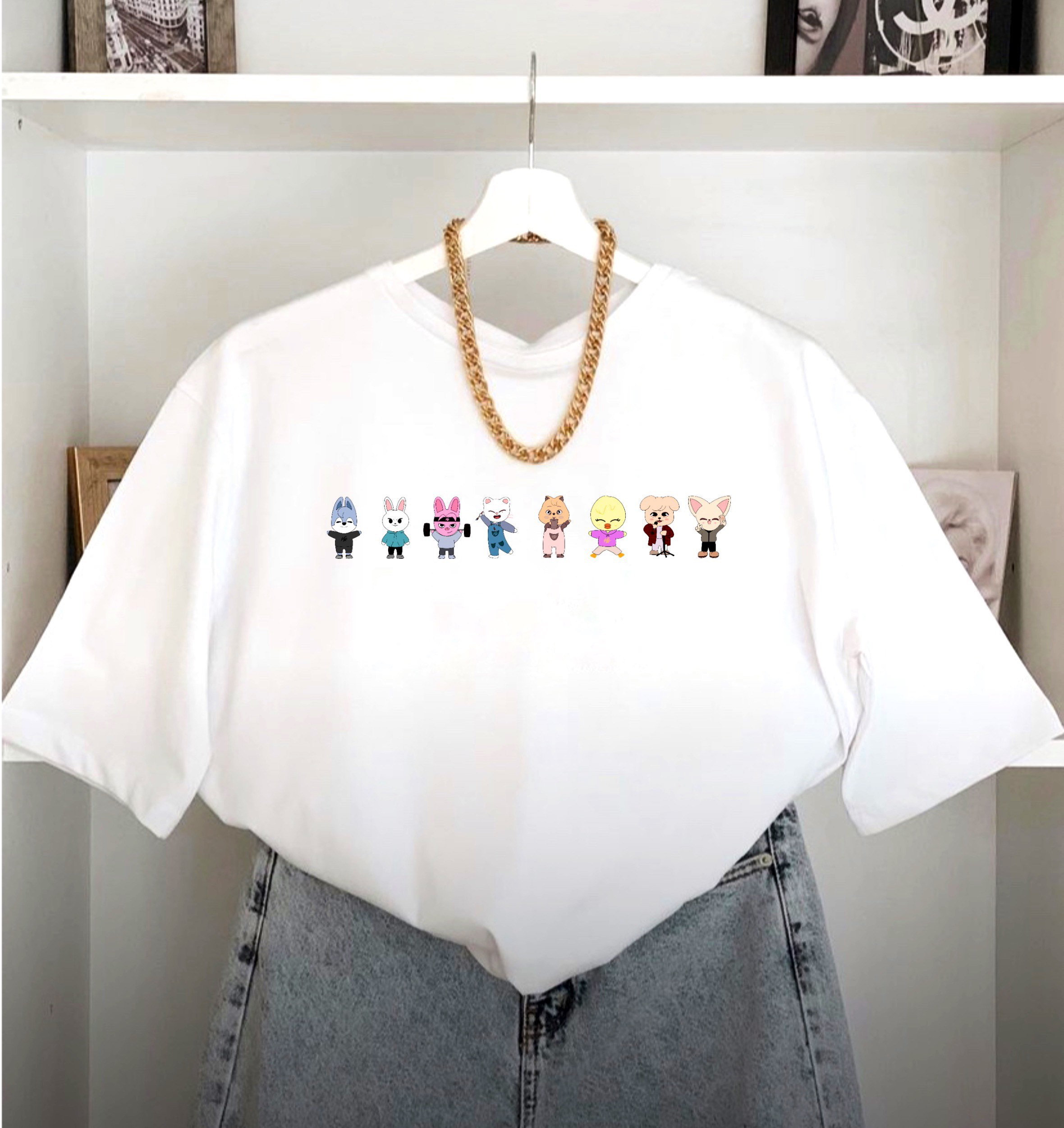 Skzoo Stray Kids Kpop Merch Unisex Printed T-shirt - Etsy