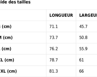 Sundek guide des tailles sale