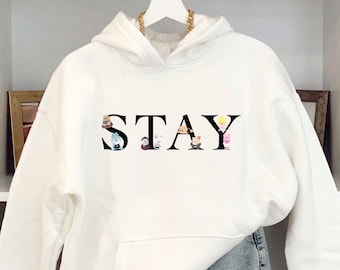Kpop Merch bedrucktes Kapuzenpullover-Sweatshirt, Kpop-Fan-Art, Fanmade
