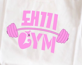 Gym Merch Kpop inspiriertes Unisex T-Shirt, Fan Art, Fanmade