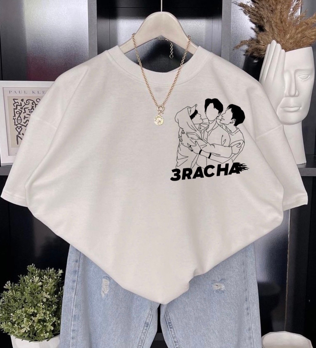 Discover 3RACHA bedrucktes Unisex-T-Shirt