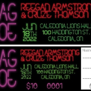 Neon Stag and Doe Tickets