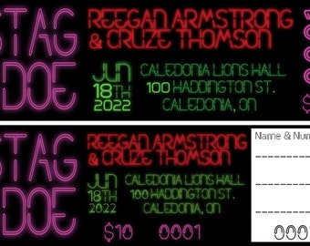 Neon Stag and Doe Tickets