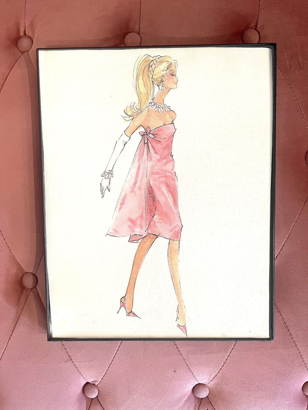 Vintage Barbie Art Limited Edition Print by Robert Best, Barbie Print, Children's Prints