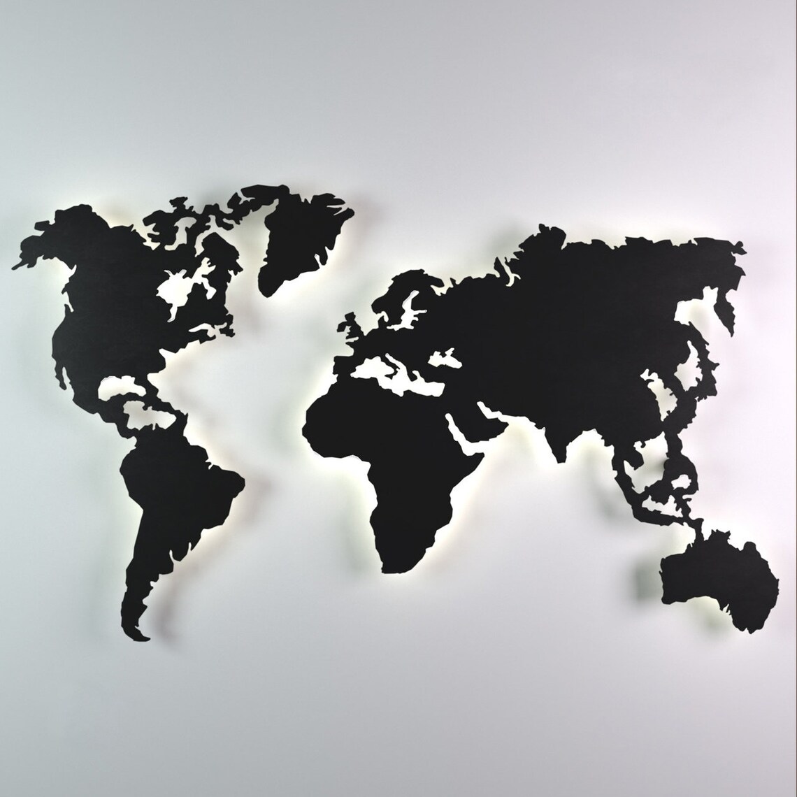 Laser Cut Vector Files SVG CNC World Map Panel Svg World Map Etsy