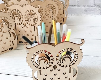 Laser cut vector files SVG CNC Organizer svg Pencil holder svg Tool organizer svg cnc cut frame vector DXF decor Instant download