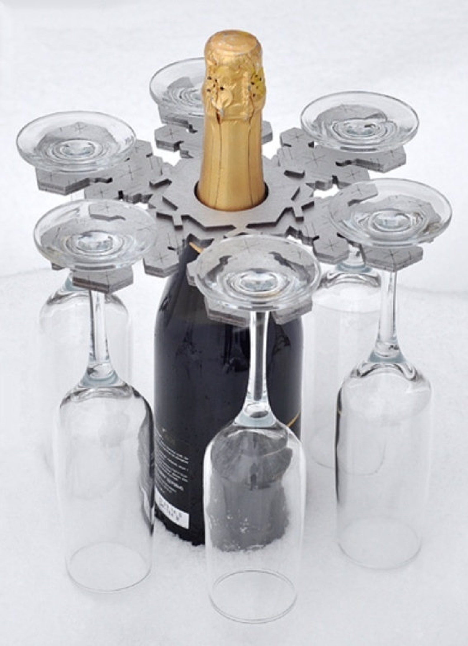 Laser Cut Vector Files SVG CNC Glass Holder Svg Tray for | Etsy