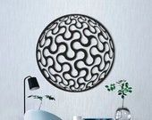 Laser cut vector files SVG CNC Panel svg Ball svg Ball cnc Panel cnc Wall decor cnc cnc pattern Print DXF decor Instant download