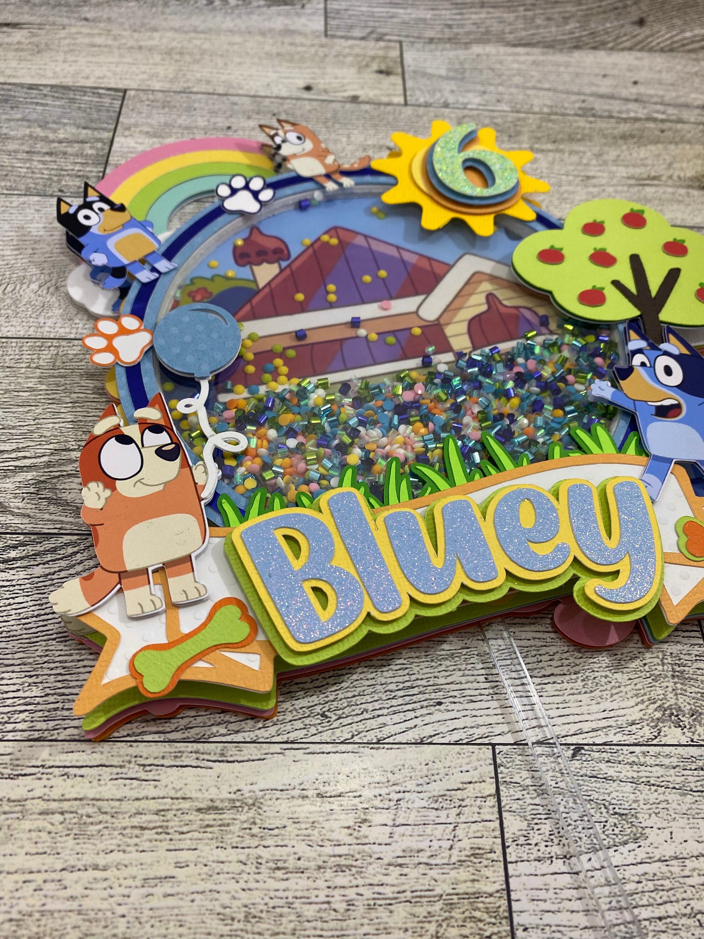 Blue Dog Inspired Cake Topper