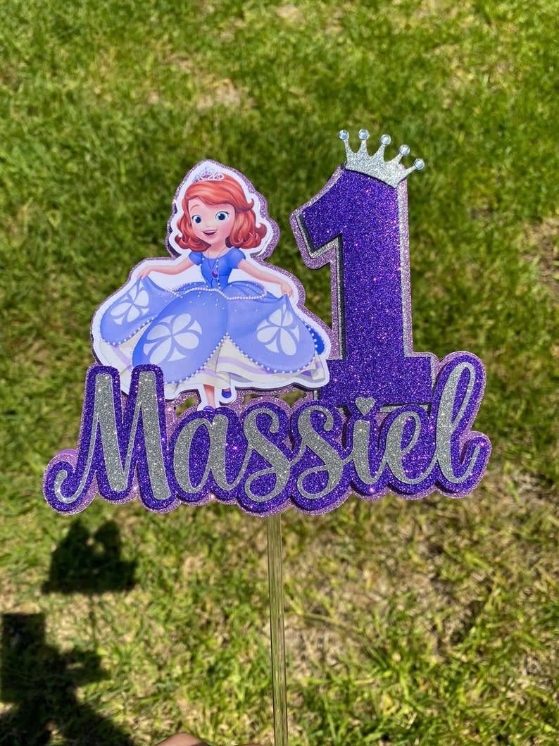Princess Sofia the First Inspired Cake Topper| Princess Cake Topper ...